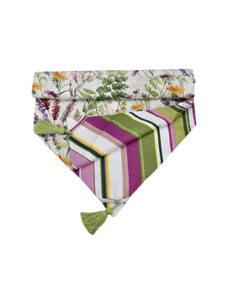 STRISCIA RUNNER RISVEGLIO C/FIORI E NAPP