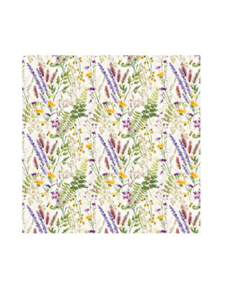 TOVAGLIA QUADRATA RISVEGLIO C/FIORI