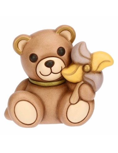 Thun - Teddy Primavera in ceramica con girandola, piccolo