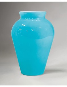 'VASO BOMBAY TURCHESE VETRO