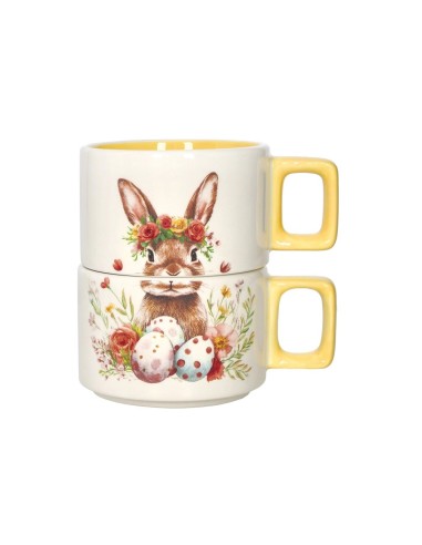 TAZZA IMPILABILE HAPPY RABBIT GIALLA