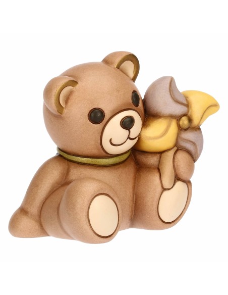 Thun - Teddy Primavera in ceramica con girandola, piccolo