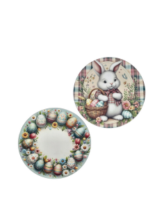 SET 2 PIATTI MR RABBIT PASQUA MELAMINA
