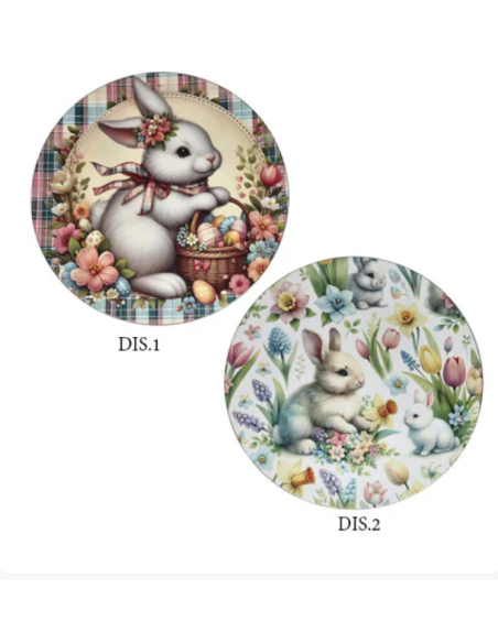 SET 2 PIATTI CONIGLIETTA PASQUA