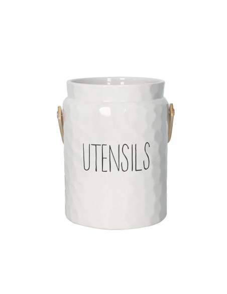 Barattolo porta utensili new age dolomite c/manico bamboo