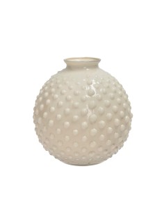 Vaso Bolle avorio vetro D 16