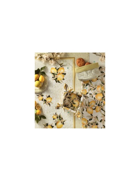 TOVAGLIA DECORO LIMONI 180x180