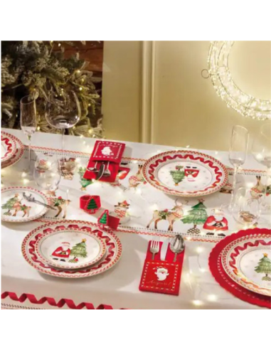 TOVAGLIA BIANCA NATALE 160x300