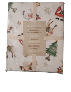 TOVAGLIA BIANCA NATALE 140x180