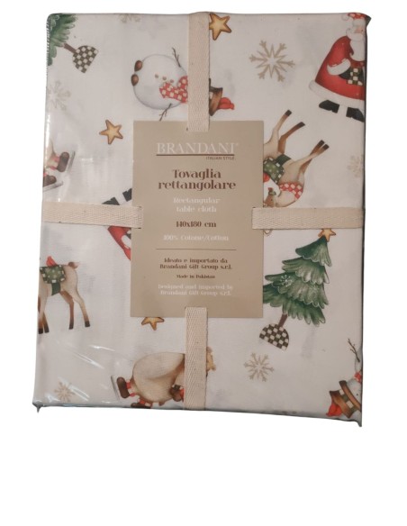 TOVAGLIA BIANCA NATALE 140x180