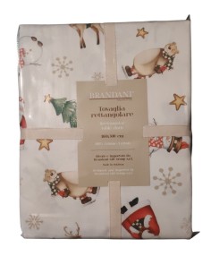 TOVAGLIA BIANCA NATALE 160x300